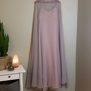 Vintage Lavender and Blush Pink Dress Set